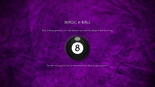 Magic 8-Ball Game Thumbnail